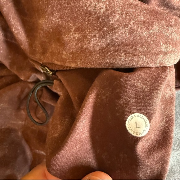 Lululemon Pace Breaker Shorts (7” inseam) in a Washed/Distressed Rust colorway. - Picture 4 of 4